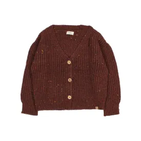 6654-BOTONATO CARDIGAN-Brownie