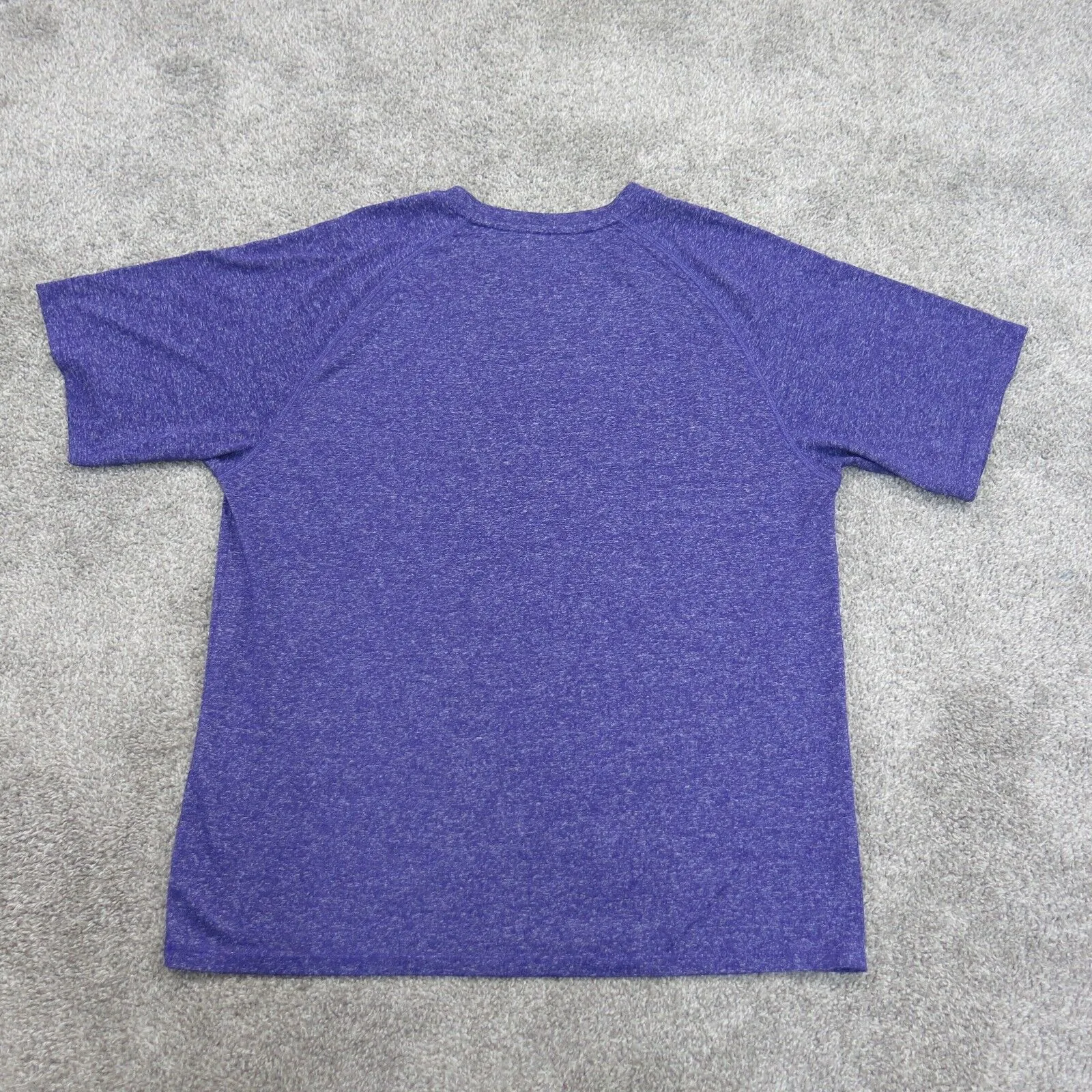 Adidas Climate Mens Pullover T Shirt Short Sleeves Crew Neck Purple Size Large