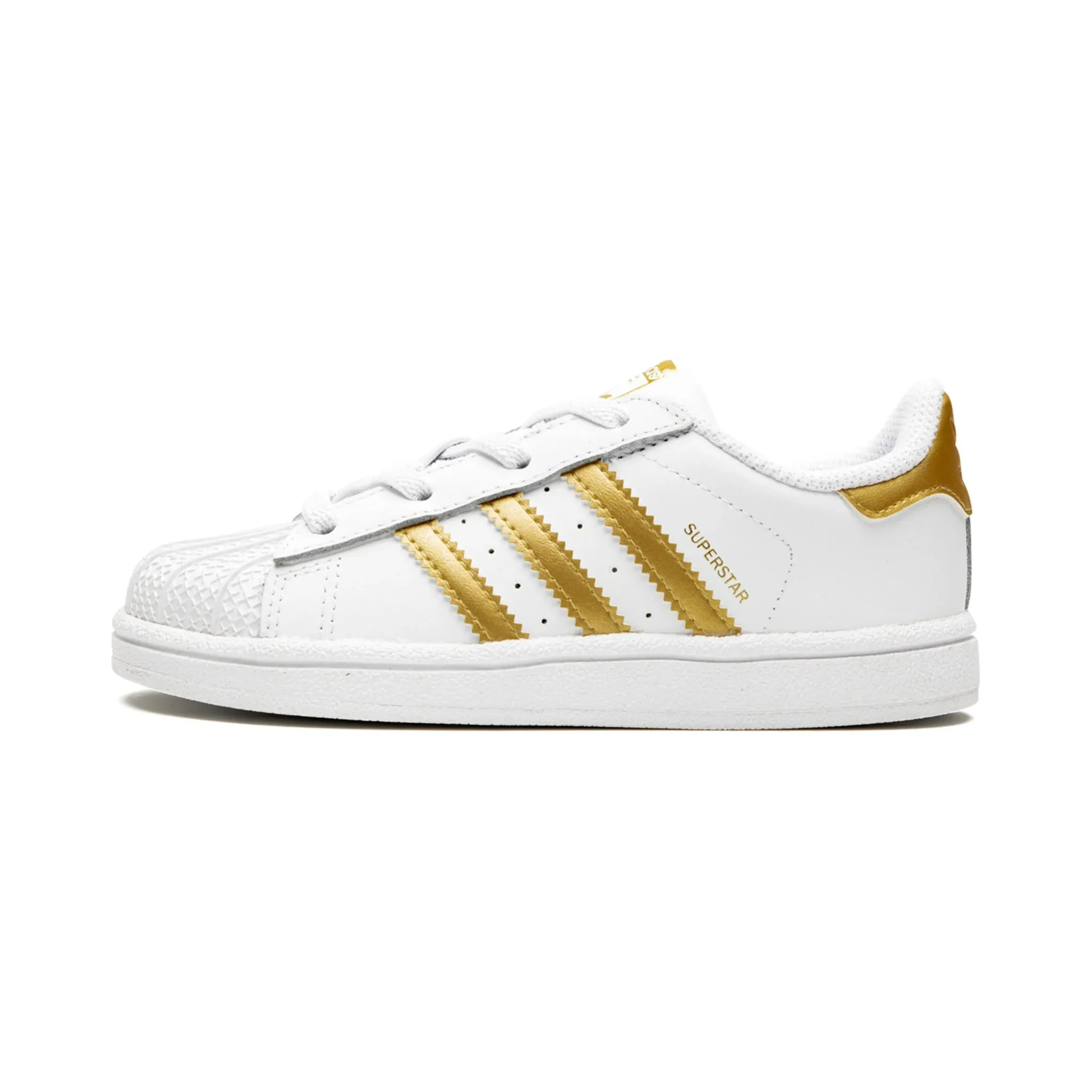 Adidas Kid's Superstar TD Shoes - White / Metallic Gold