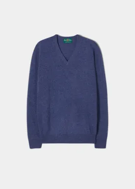 Albury Geelong Wool Jumper in Ullswater - Regular Fit