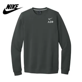 Alpha Sig Nike Embroidered Crewneck