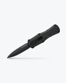 Benchmade Mini Claymore OTF 3.02" CPM-D2 Dagger Black Grivory Handles 3375GY