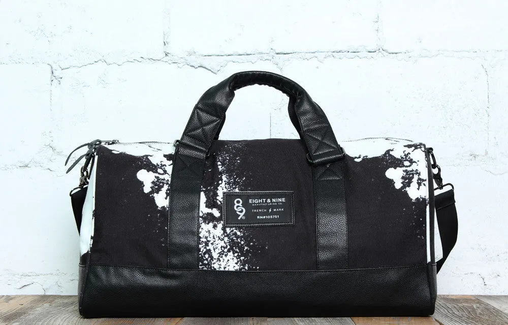 Blow Print Canvas Duffel Bag