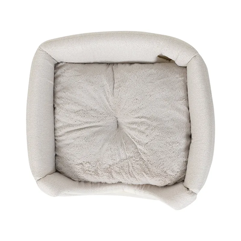 Boucle Cream Pet Cube