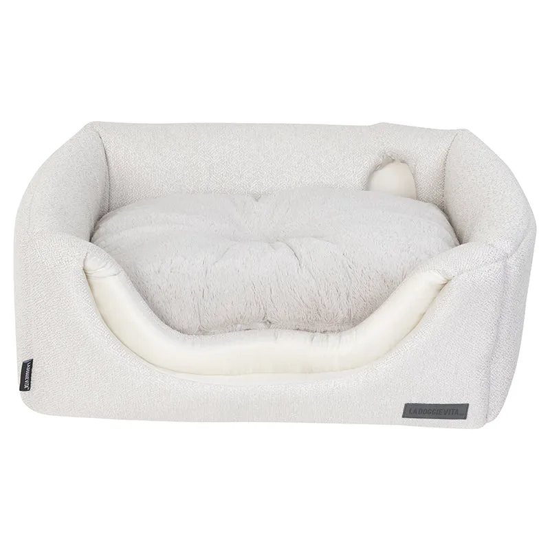 Boucle Cream Pet Cube