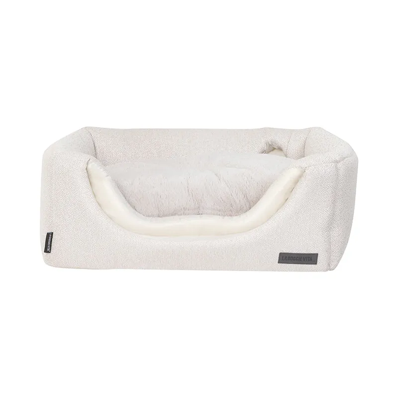 Boucle Cream Pet Cube