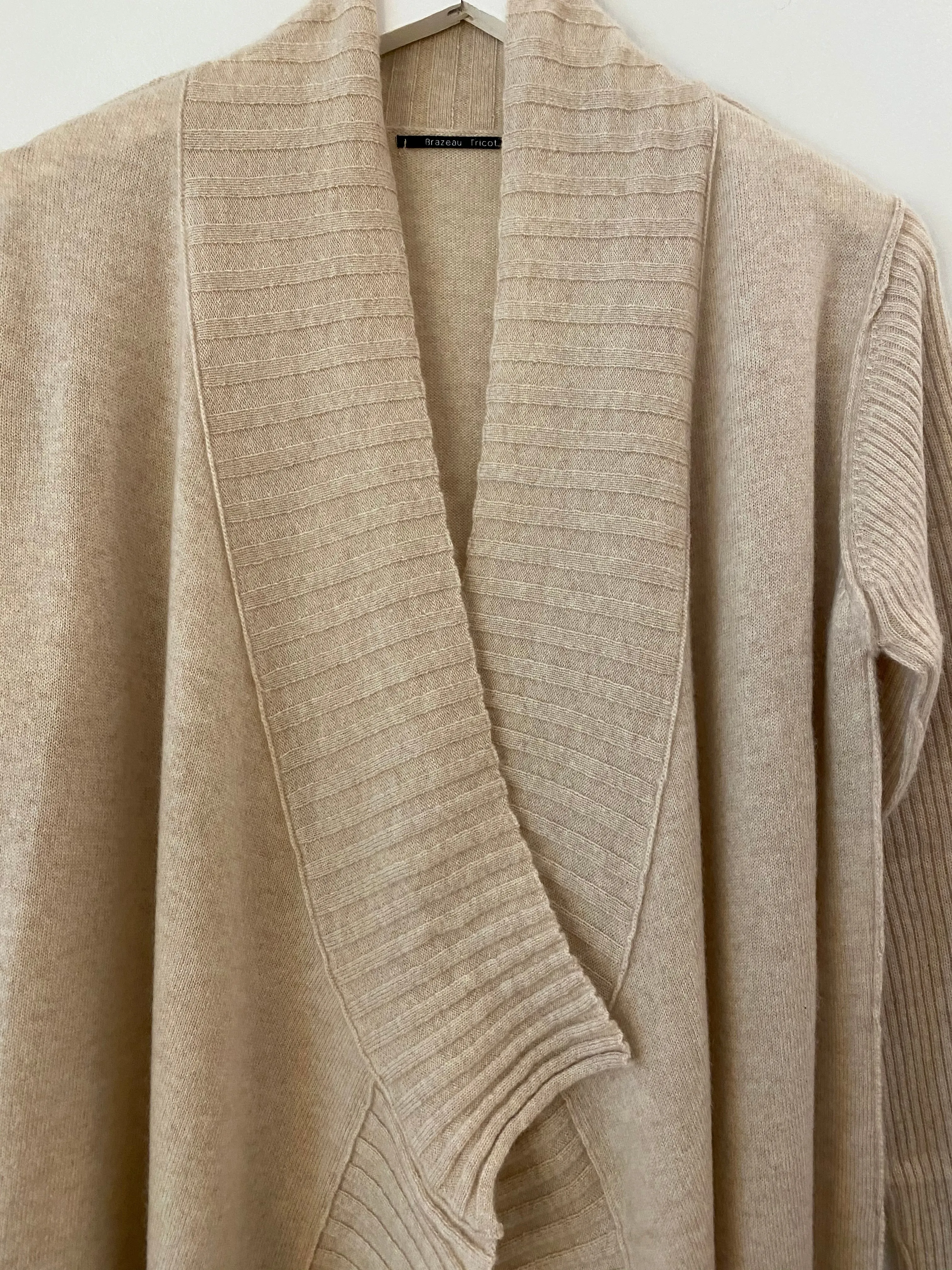 Brazeau Tricot Cashmere Heathered Linen Pub Coat