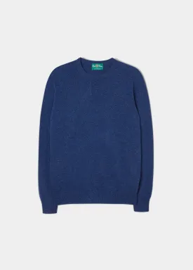 Brisbane Geelong Wool Jumper in Indigo - Regular Fit