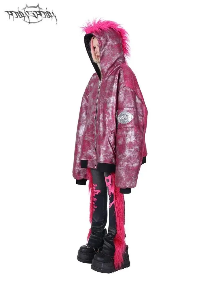 Cockney concept oversize punk loose jacket【s0000006138】