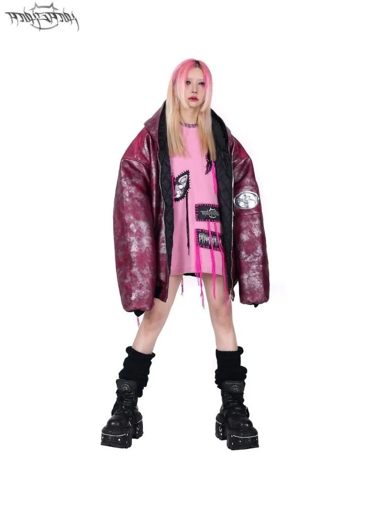 Cockney concept oversize punk loose jacket【s0000006138】