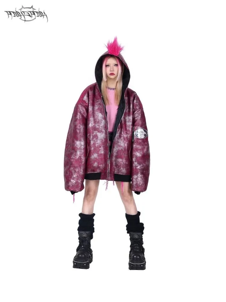 Cockney concept oversize punk loose jacket【s0000006138】