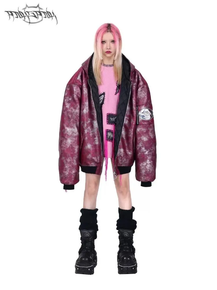 Cockney concept oversize punk loose jacket【s0000006138】