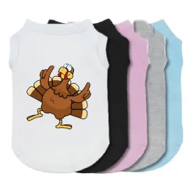 Dancing Turkey Thanksgiving Pet Shirt