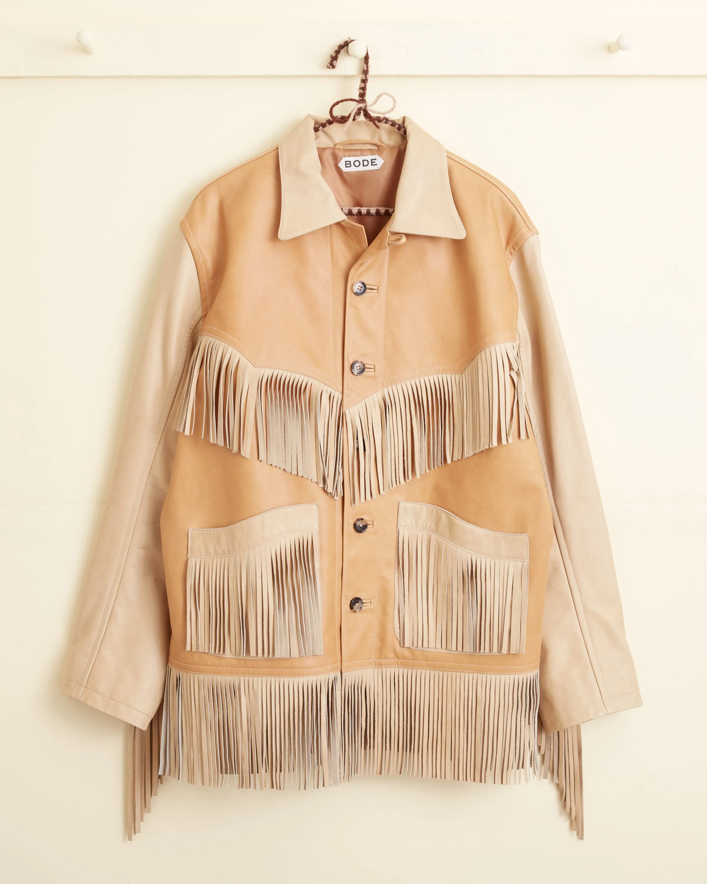 Duo Leather Fringe Jacket