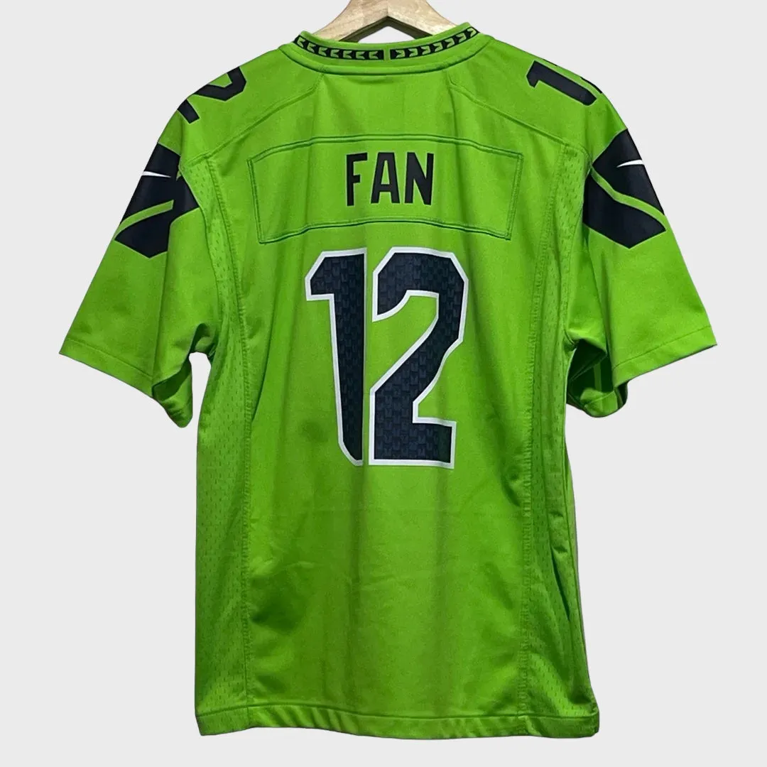 Fan #12 Seattle Seahawks Jersey Youth L