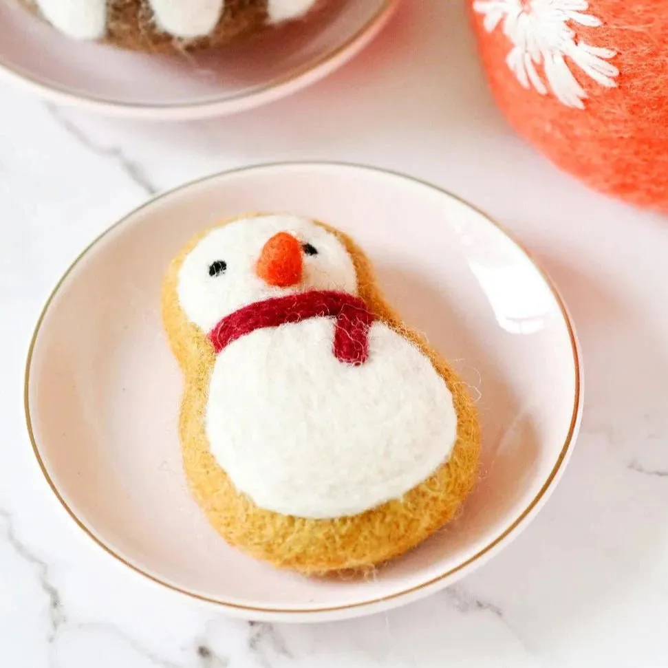 Felt Snowman Cookie