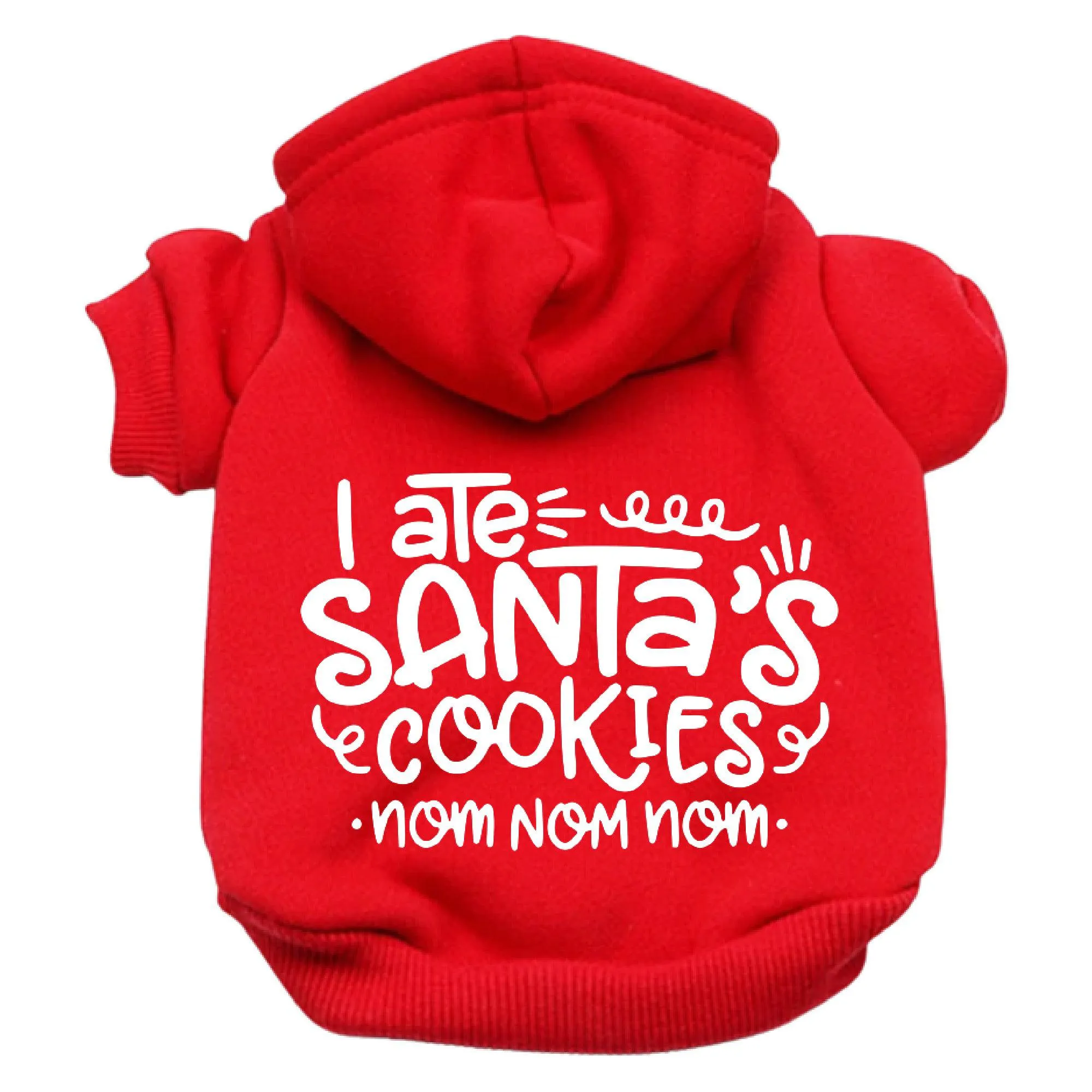 I Ate Santa's Cookies Pet Hoodie