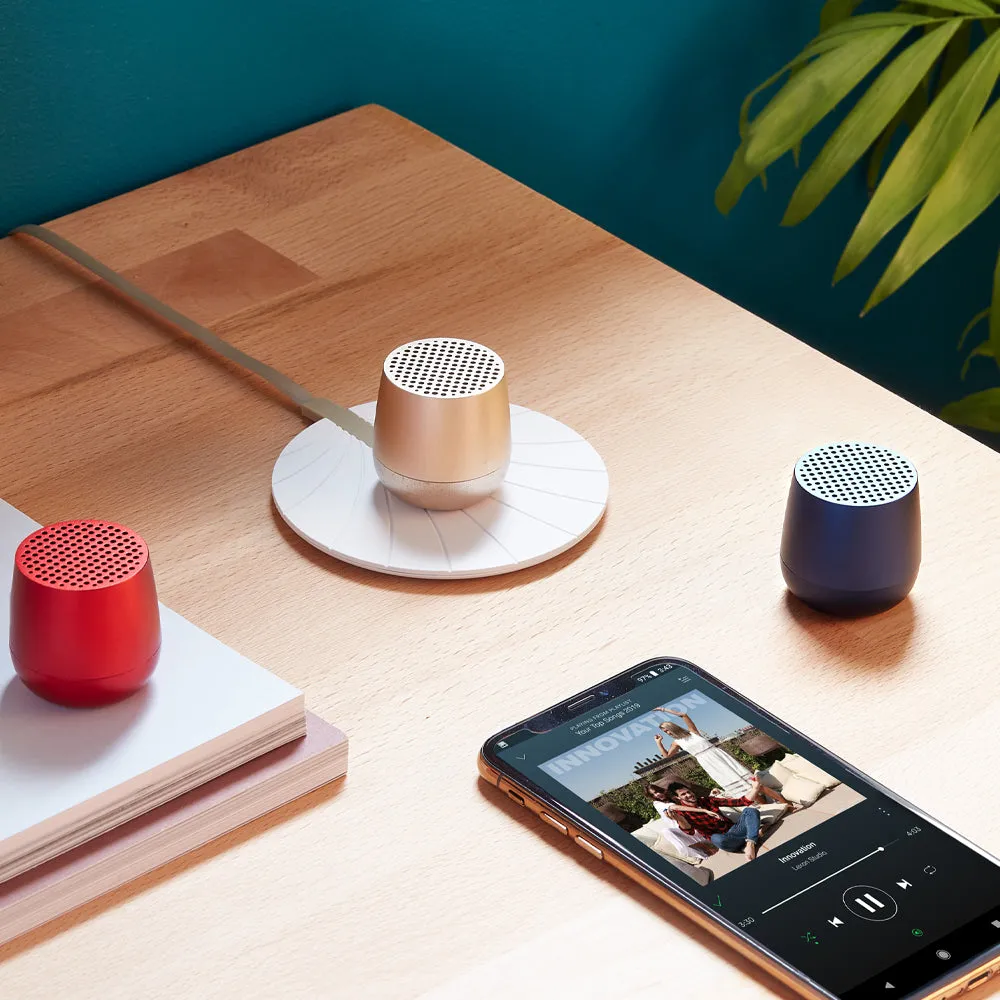 Lexon Mino  Mini Bluetooth Speaker - Alu Polish