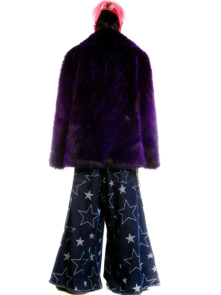 Loose big purple jacket【s0000004451】