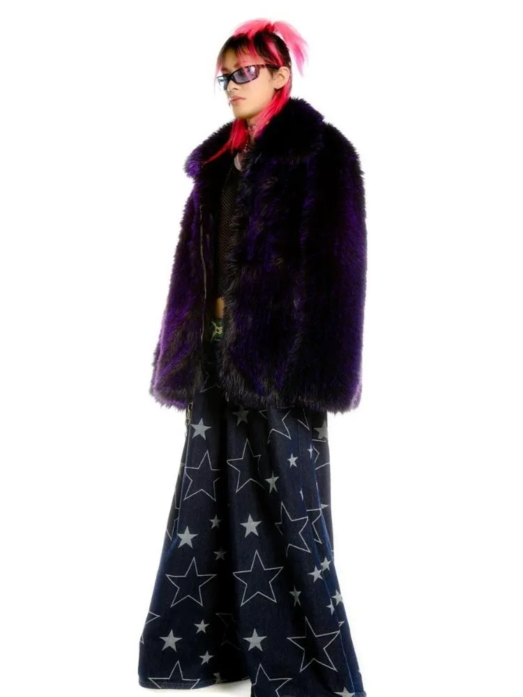 Loose big purple jacket【s0000004451】