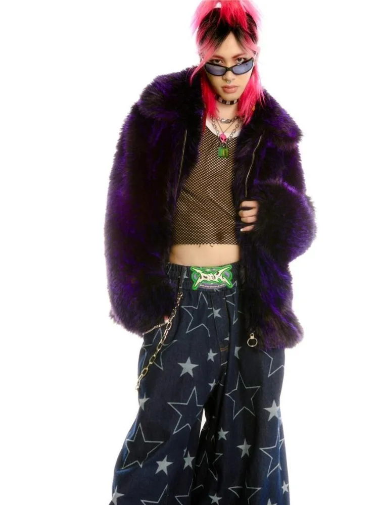 Loose big purple jacket【s0000004451】