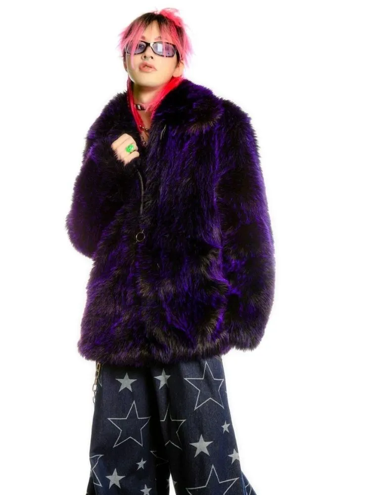 Loose big purple jacket【s0000004451】