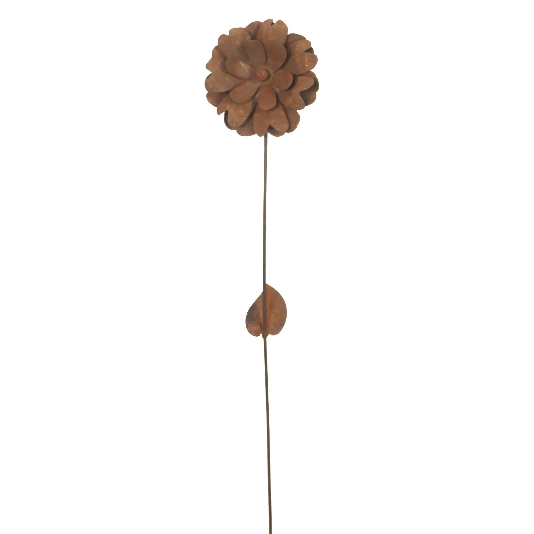 Metal Rust Flower Stake