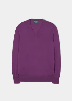 Millbreck Merino Wool Jumper in Orchid - Regular Fit