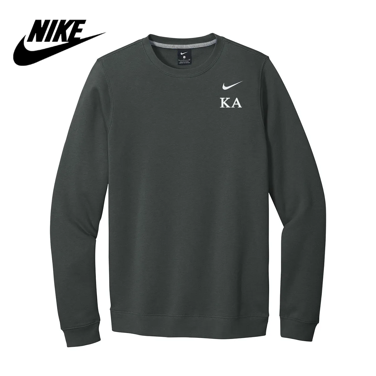 New! Kappa Alpha Nike Embroidered Crewneck