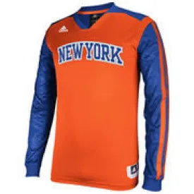 New York Knicks Adidas 2013 On-Court Long Sleeve Shooter Shirt