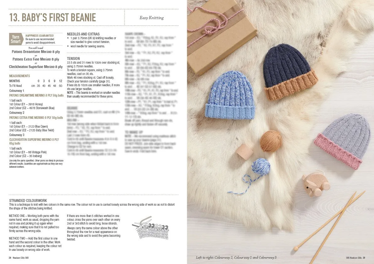 Newborn Gifts Knitting Book 368