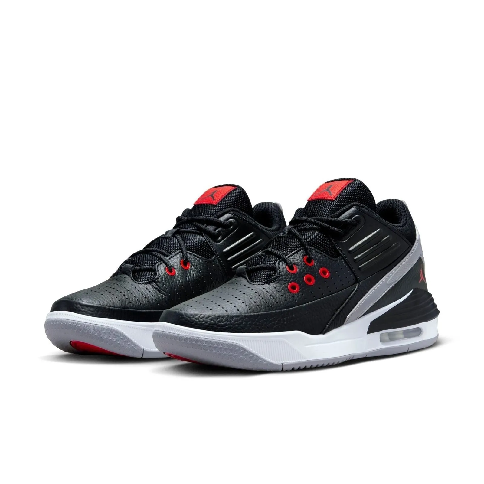 Nike Men's Air Jordan Max Aura 5 Shoes - Black / Cement Grey / Red