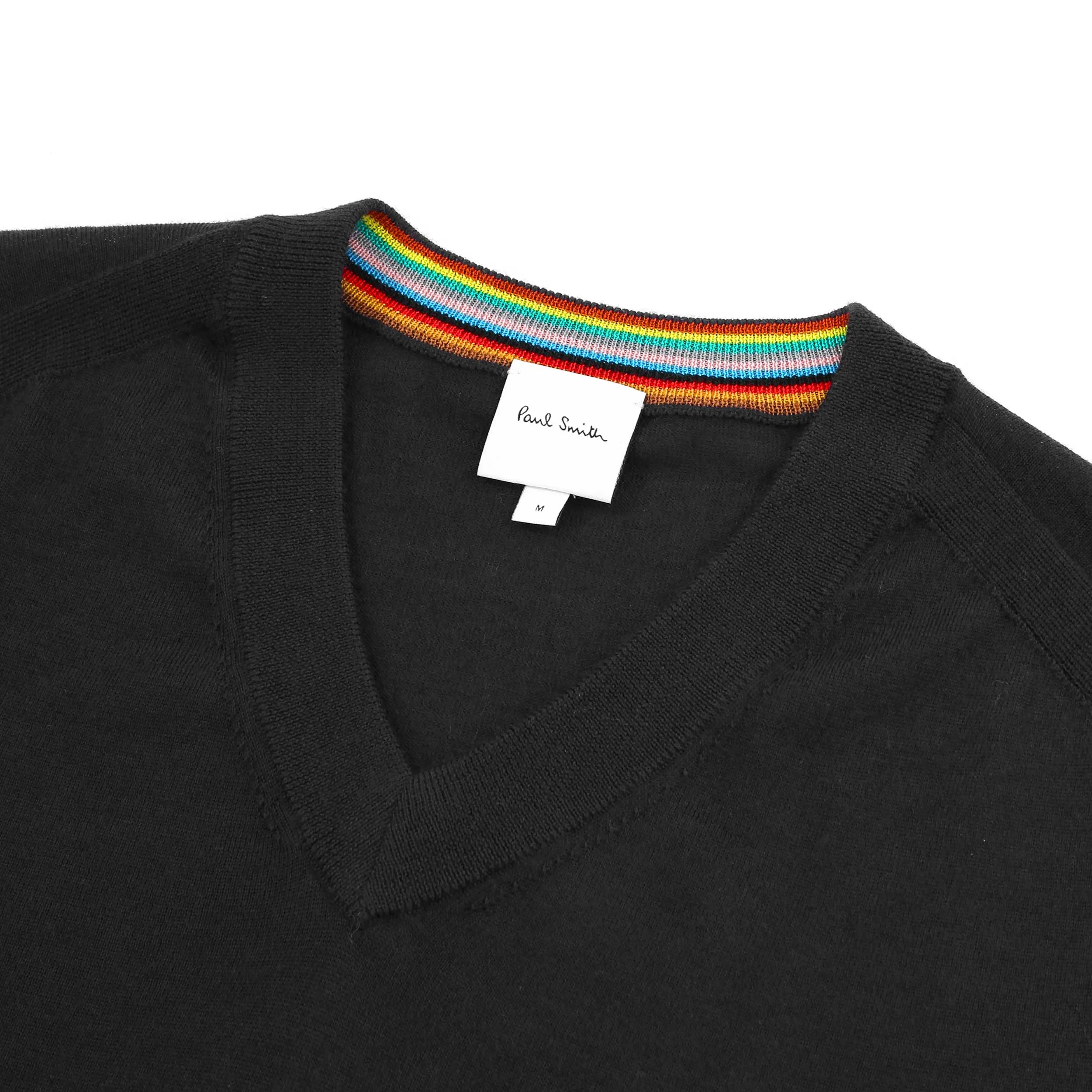 Paul Smith V Neck Knitwear in Black