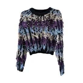 Pre Order:  Bejeweled Gradient Knitted Sweater