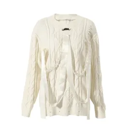 Pre Order:  Laces and Pearls Beige Sweater