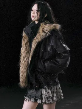 Removable Fur Flight Jacket【s0000010762】