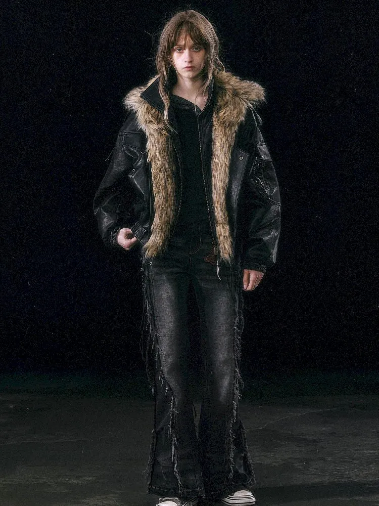 Removable Fur Flight Jacket【s0000010762】