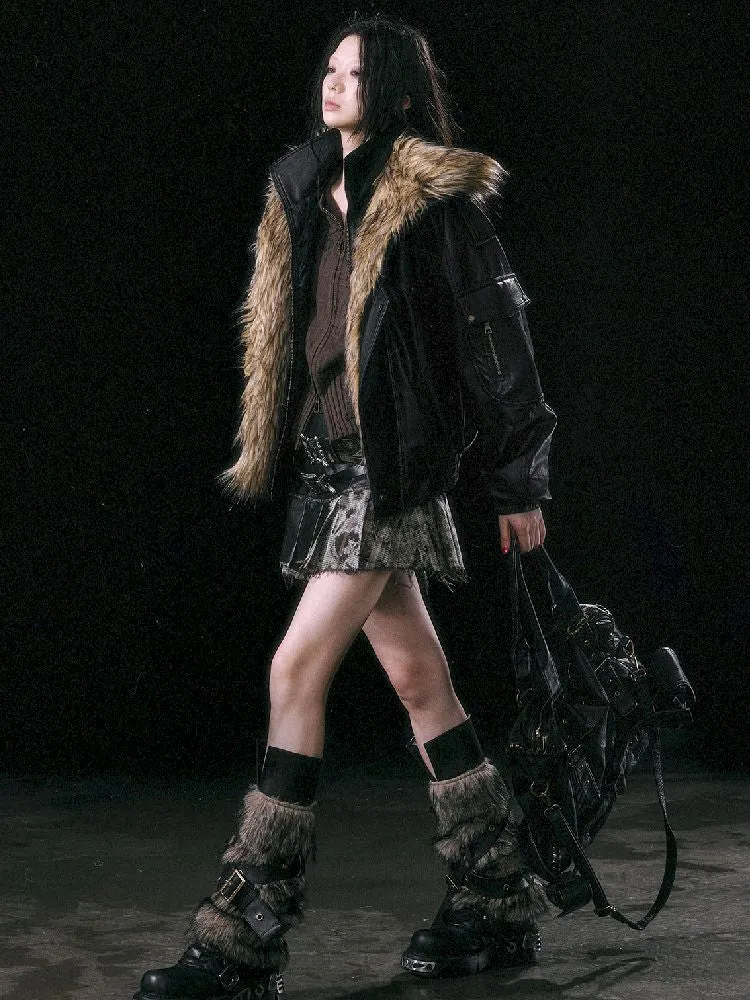 Removable Fur Flight Jacket【s0000010762】