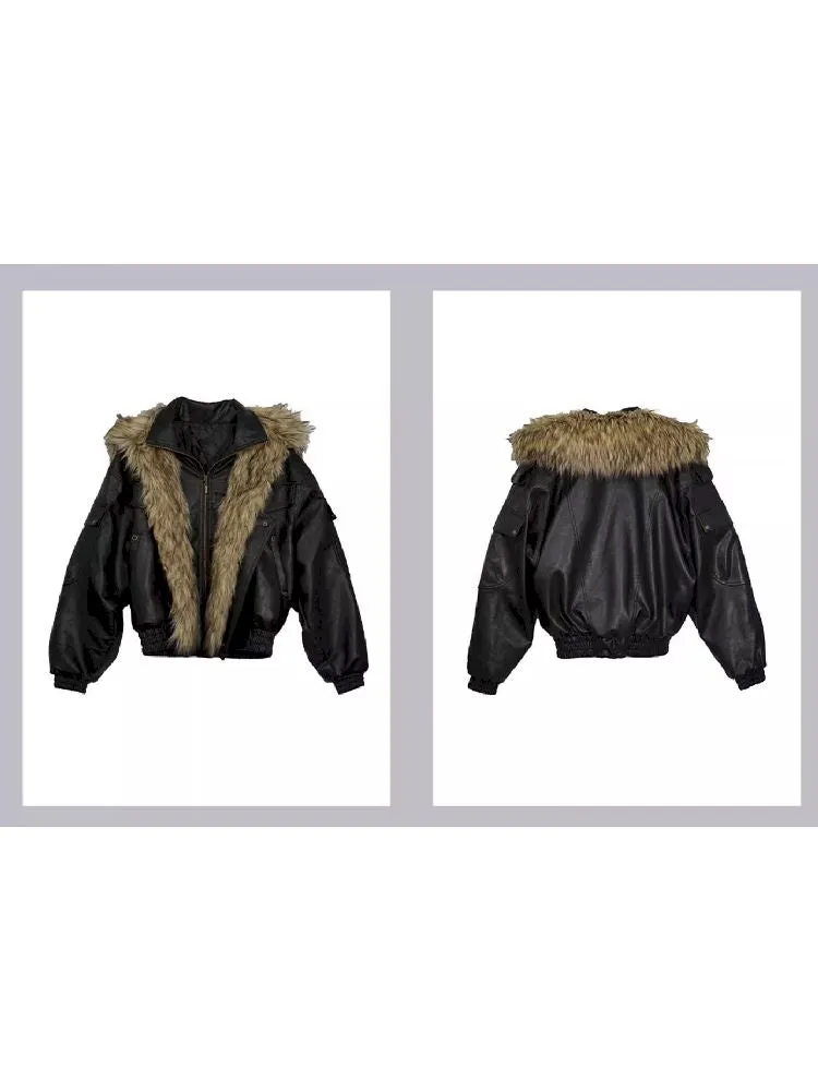 Removable Fur Flight Jacket【s0000010762】