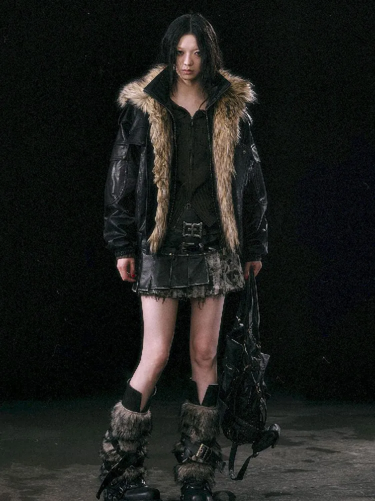 Removable Fur Flight Jacket【s0000010762】