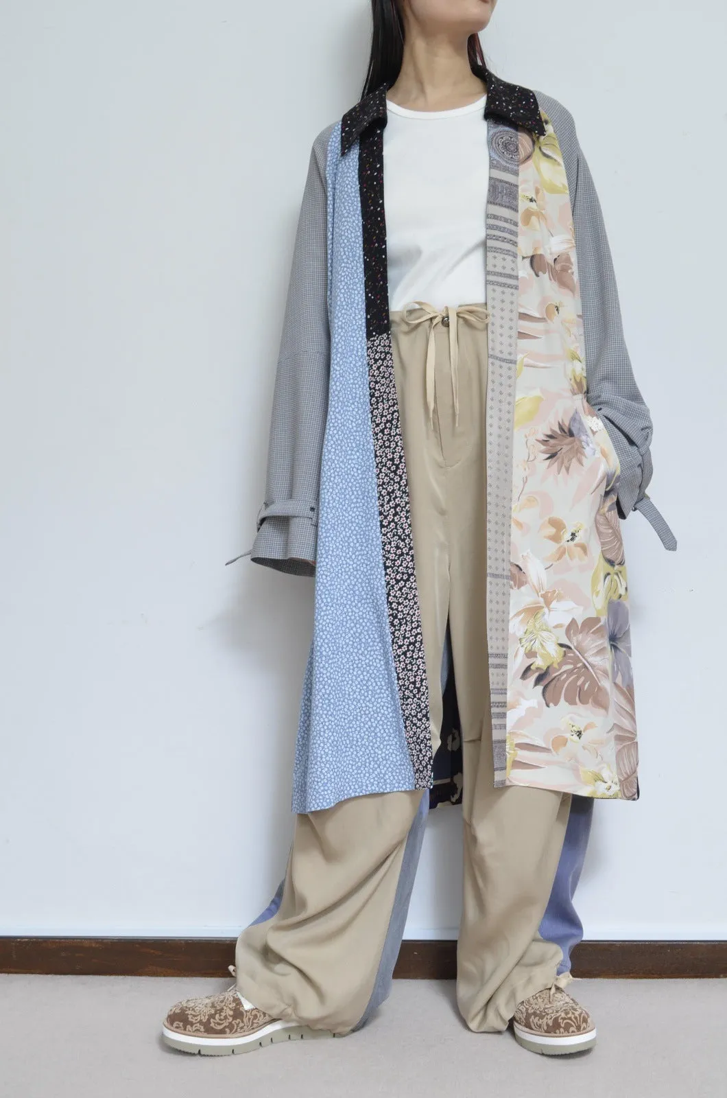 ROBE TRENCH COAT_FLORAL (01/here別注)