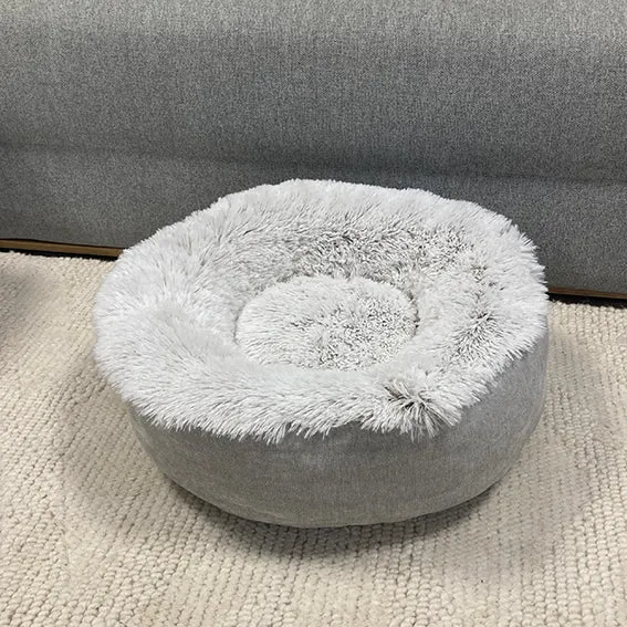 SAMPLE SALE: Light Grey Cat Donut