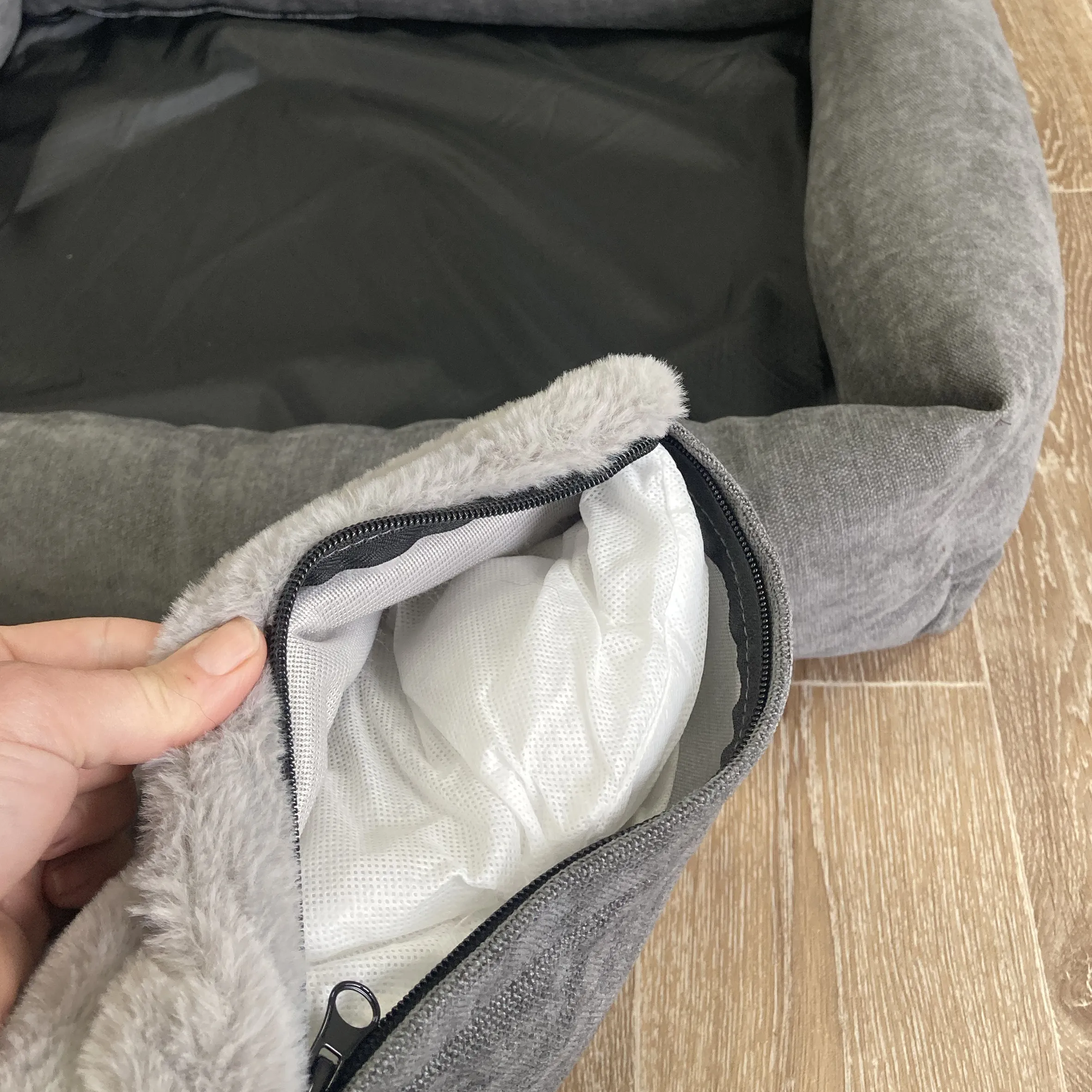 SAMPLE SALE: Mid Grey Bolster