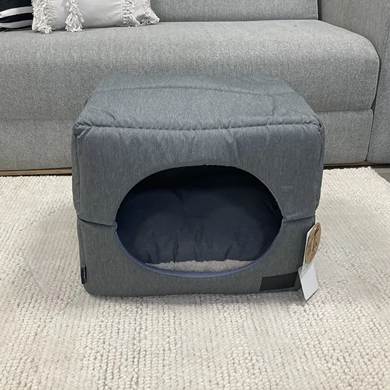 SAMPLE SALE: Water Resistant Dog Cube Grey