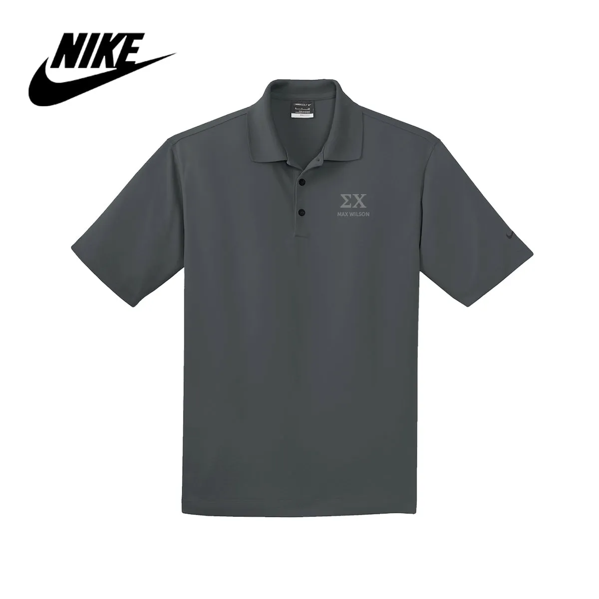 Sigma Chi Nike Embroidered Performance Polo