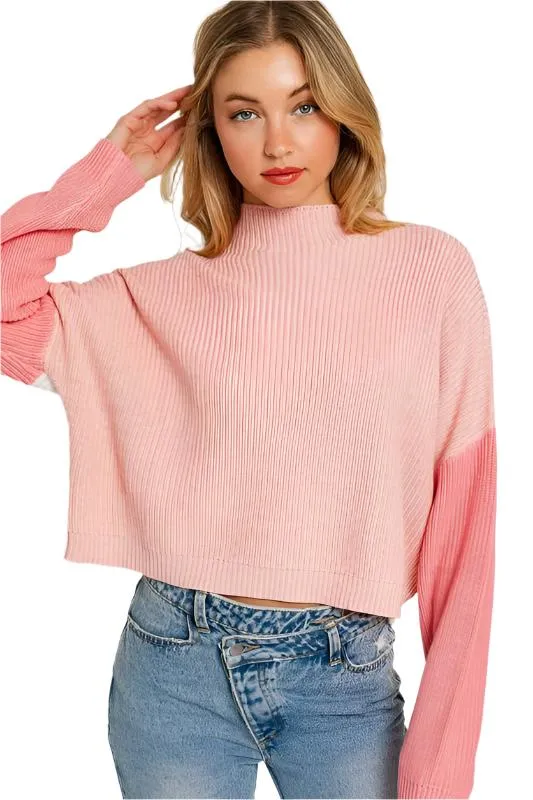 TEEK - Color Block Oversize Sweater