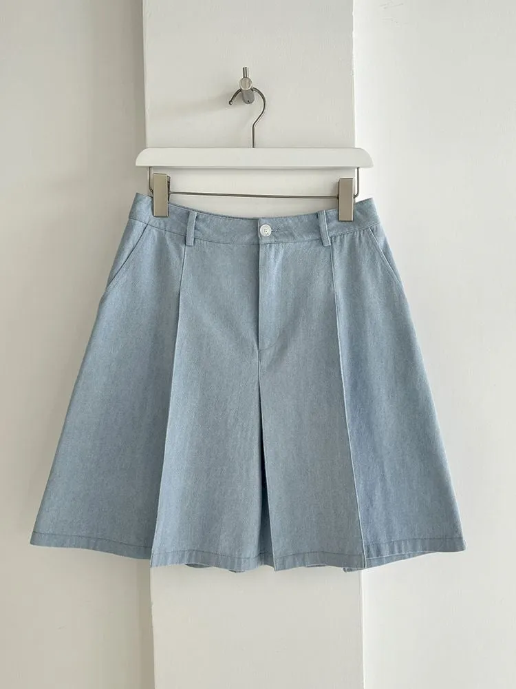 Thin Denim Jacket Half Skirt Set【s0000007456】