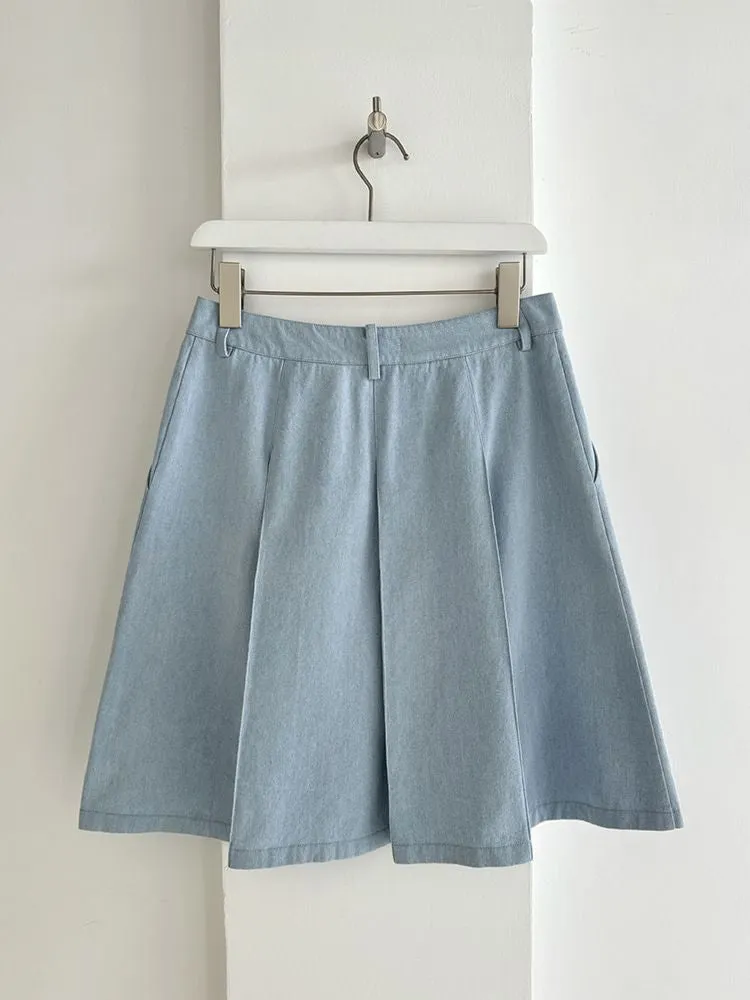 Thin Denim Jacket Half Skirt Set【s0000007456】