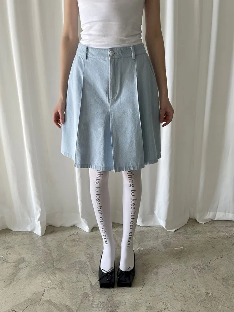 Thin Denim Jacket Half Skirt Set【s0000007456】