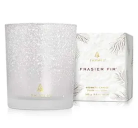 Thymes Frasier Fir Poured Scented Candle – Flocked Collection – 6.5oz